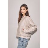 Noisy may Jas Nmeddi Bomber Jacket Fwd Noos 27032203 Silver Lining Dames