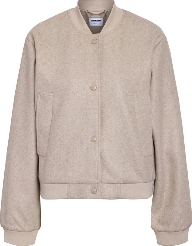 Noisy may Jas Nmeddi Bomber Jacket Fwd Noos 27032203 Silver Lining Dames