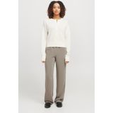 Jack & Jones - Poppy Jjxx - Hoge Taille Broek - Zwart - 97% Polyester, 3% Elastaan