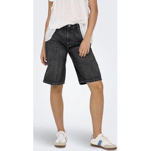 ONLY Dames Jeansshorts met vijf zakken en rits, Colour:Black, Size:XS