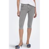 ONLY - ONLRAIN - Skinny Jeans - Lichtgrijs - Regular Waist - Capri Fit