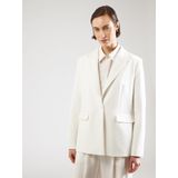 YAS Blazer Dames - Star White - Normale Pasvorm, Knoopsluiting