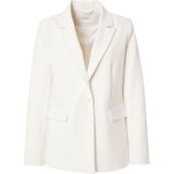 YAS Blazer Dames - Star White - Normale Pasvorm, Knoopsluiting