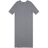 VERO MODA - Jerseyjurk - Blauw - Katoen - Korte Mouwen