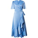 Y.A.S. Midi-Jurk in Wikkellook met Strikceintuur - Model Thea