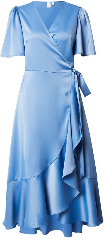 Y.A.S. Midi-Jurk in Wikkellook met Strikceintuur - Model Thea