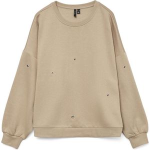 Vero Moda Vmcallie Ls Sweat BEIGE