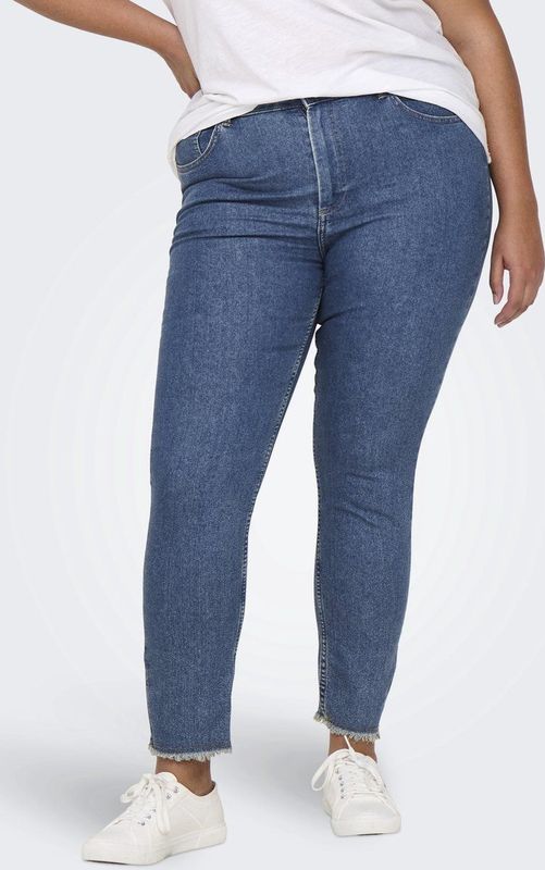 ONLY - CARHush - Jeans - Blauw - Skinny - High Waist - 7/8 Lengte