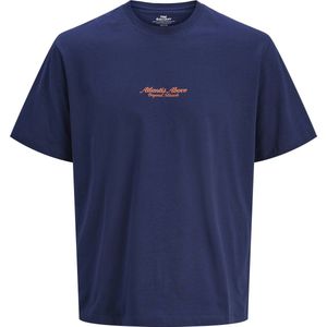 JACK & JONES JUNIOR - JORPARALLEL - T-shirt - Donkerblauw - Katoen