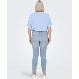Caranna - High Waist Skinny Fit Jeans - Blauw - Stretchstof