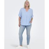 Caranna - High Waist Skinny Fit Jeans - Blauw - Stretchstof