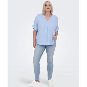 Caranna - High Waist Skinny Fit Jeans - Blauw - Stretchstof