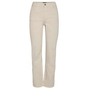 Pckelly Hw Straight Jeans Od Noos Bc, wit (whitecap gray), 26W x 30L