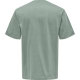 T-shirt - Effen - Jersey - Ronde Hals - Kwartmouw - Losse Pasvorm