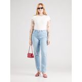 ONLY CARMAKOMA - Slim Fit Jeans - Blauw - Katoen - Mid Waist