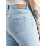 ONLY CARMAKOMA - Slim Fit Jeans - Blauw - Katoen - Mid Waist