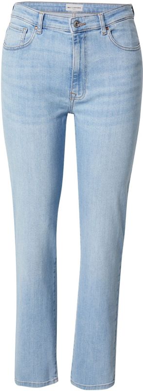 ONLY CARMAKOMA - Slim Fit Jeans - Blauw - Katoen - Mid Waist