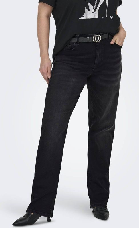 ONLY CARMAKOMA - Straight Fit Jeans - Blauw - Stretchdenim