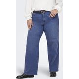 ONLY CARMAKOMA - Wide Fit Jeans - High Waist - Blauw - Katoen