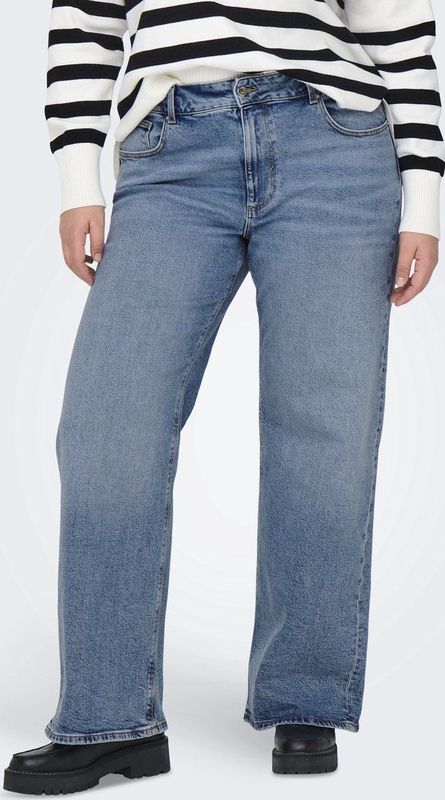 ONLY CARMAKOMA - Wide Fit Jeans - Blauw - Denim