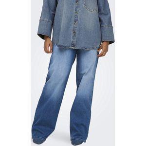 ONLY CARMAKOMA - Wide Fit Jeans - Blauw - Stretchmateriaal