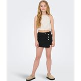 ONLY GIRLS - Strokenrok - Blauw - Katoen - Knoopsluiting