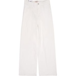 KIDS ONLY Kogsylvie Clean Wide Leg White PIM Noos, wit, 140, Wit