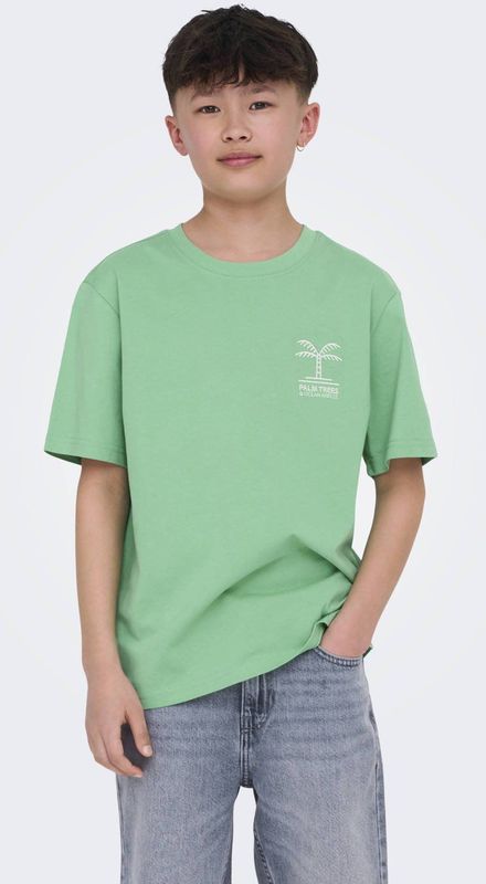 ONLY & SONS JUNIOR - T-shirt - Katoen - O-hals - Korte Mouwen