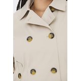 ONLY CARMAKOMA - Trenchcoat - Omkeerbaar - Lange Mouwen - Zwart