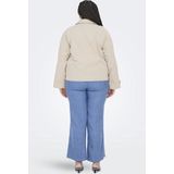 ONLY CARMAKOMA - Trenchcoat - Omkeerbaar - Lange Mouwen - Zwart