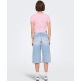 T-shirt - Cropped - Katoen - O-hals - Korte Mouwen - Strik Detail