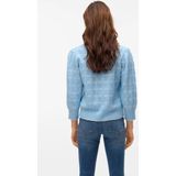 Vmnewleonor - Gebreide Pullover - O-hals - 3/4 Mouwen - Regular Fit