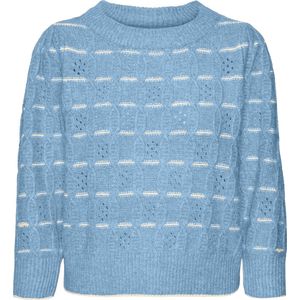 Vmnewleonor - Gebreide Pullover - O-hals - 3/4 Mouwen - Regular Fit