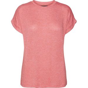 VERO MODA - Vmbrianna Ss O-Neck - Pullover - Blauw - Katoen