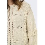 Caryrsa - Gebreide Pullover - Zacht - O-hals - Lange Mouwen - Ruches