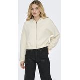 Only - ONLSCARLETT - Hoodie - Birch - Met Capuchon - Ritssluiting