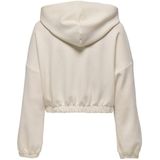 Only - ONLSCARLETT - Hoodie - Birch - Met Capuchon - Ritssluiting