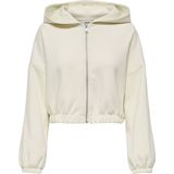 Only - ONLSCARLETT - Hoodie - Birch - Met Capuchon - Ritssluiting