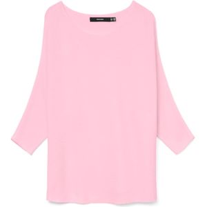 Gebreide Trui - Boothals - 3/4 Vleermuismouwen - Polyester Viscose Wol