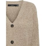 VMLEA - Vest - Gestreept - Knitwear - V-hals - Losse Pasvorm