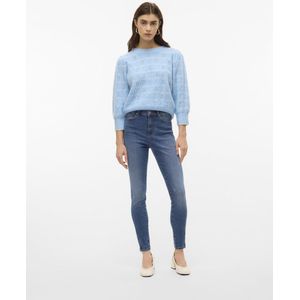 Vmnewleonor - Gebreide Pullover - O-hals - 3/4 Mouwen - Regular Fit