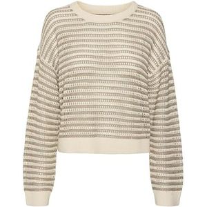 Pullover - Gebreid - O-hals - Lange Mouwen - Regular Fit