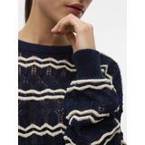 Vero Moda - Bella - Pullover - Groen - Gerecycled Katoen