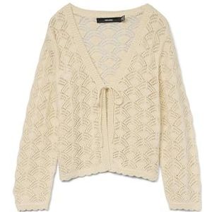 Vest - Kort - V-Hals - 3/4 Mouwen - Koord - Cropped Fit