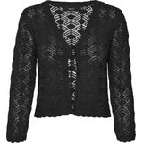 VERO MODA - Gebreid Vest - Dames - Groen - Acryl