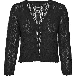 VERO MODA - Gebreid Vest - Dames - Groen - Acryl