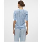 VERO MODA VMMORENA Pullover - Airy Blue - Gebreid - O-hals - 2/4 Mouwen