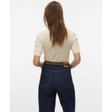 VERO MODA VMMORENA Pullover - Airy Blue - Gebreid - O-hals - 2/4 Mouwen