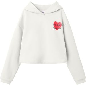 Name it kids nkfterren Ls Cropped Boxy SWE Wh Bru Ps, Cloud Danser