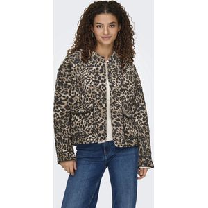 Only - Hallie Quilted Jas - Bruin - Dames